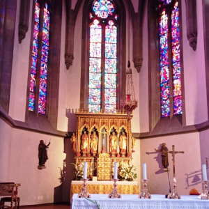 La cathédrale Saint-Florin de Vaduz ( Photo : F. Detry )