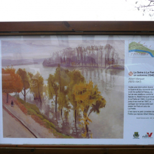 La Frette sur Seine : le parcours des peintres ( photo : F Detry )