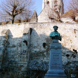 Monument à Charles-François Daubigny (1906).Auvers sur Oise.  ( photo : F. Detry )
