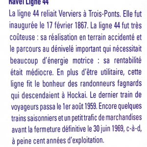 La ligne 44a ( Photo : F. Detry ) La ligne 44a ( Photo : F. Detry )