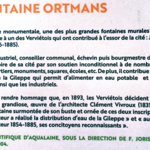12. La fontaine Ortmans  ( photo F. Detry )