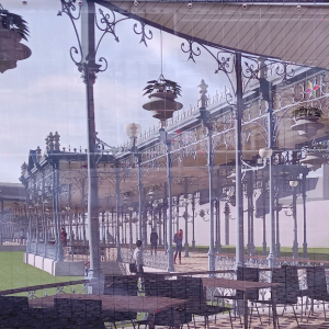 La galerie Léopold II après rénovation  ( photo : F. Detry )