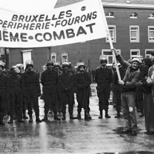 Contre-manifestants pacifiques francophones 