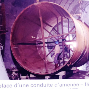 Bouche d'évacuation vers le bassin inférieur