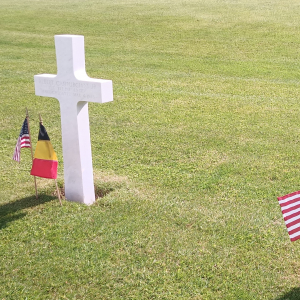 Le cimetière américain d' Henri-Chapelle ( photo Detry )