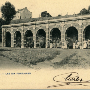 Les 6 fontaines en 1902