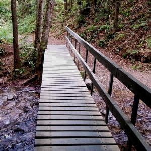 La passerelle sur la Warchenne