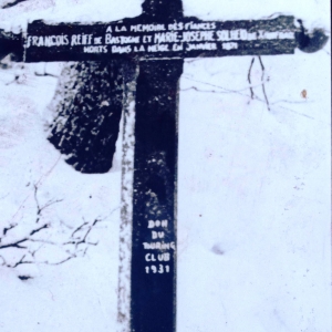 L'ancienne croix des Fiancés ( photo F. Detry )