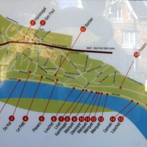 La Frette sur Seine : le parcours des peintres ( photo : F Detry )