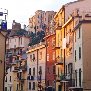 Noël à Riomaggiore ( photo : F. Detry )