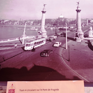 Le tram à Liège ( photo : F. Detry )