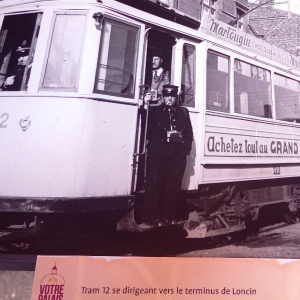 Le tram à Liège ( photo : F. Detry )