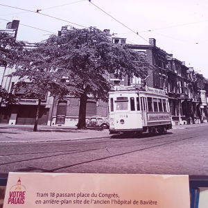 Le tram à Liège ( photo : F. Detry )