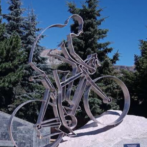 Fausto Coppi et Sestrières ( photo F.Detry )