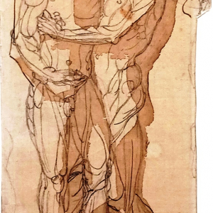 Deux écorchés