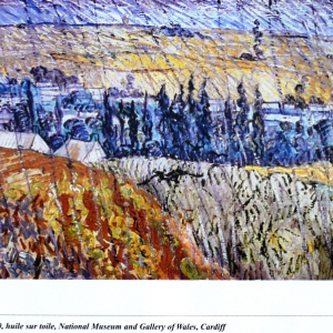 La pluie à Auvers sur Oise ( Van Gogh )