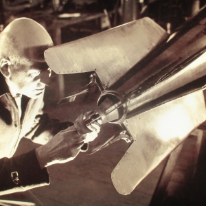 Anthony Steward | Robert Goddard, pionnier de l ’astronautique, dans son atelier de Roswel l | Nouveau-Mexique | États-Unis | 1940