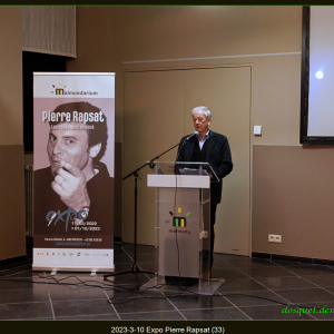 Intervention de M. A H Denis, échevin de la Culture  ( photo D. Dosquet )