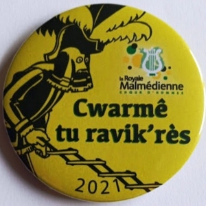 Une des cocardes de la "Royale Malmédienne"
