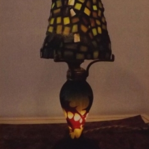 GERLINDE KRUTZEN,   TRAVAIL DU VERRE  " TIFFANY “ 
