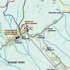 Situation de Nový Smokovec  ( photo : F. Detry )