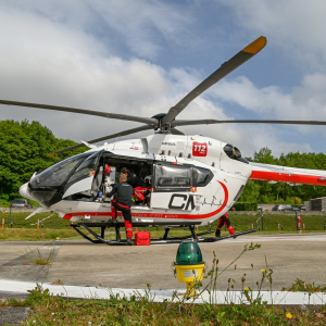 L'hélicoptère du CMH
