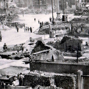 Vue sur la Place Albert 1er – à Malmedy