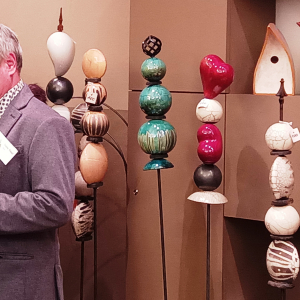M. Dany NOEL, le nouveau Président des "Artistes et Artisans de Malmedy et ... d’Ailleurs" lors du vernissage de l'exposition