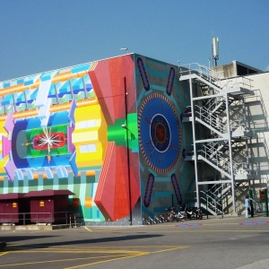 Construction du CERN près de Genève
