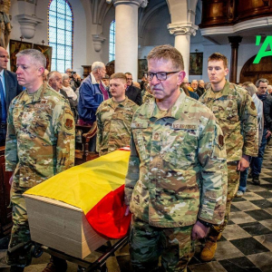 Les funérailles en l'église de Clermont ( photo L'Avenir )