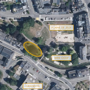 5 Le dernier terrain concerné se trouve à proximité du parc des Tanneries. ©Doc