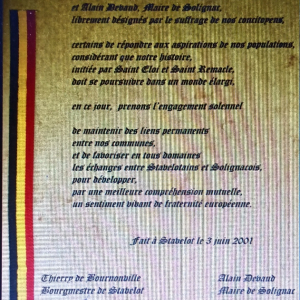 Serment de jumelage