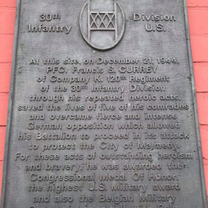 La plaque commémorative 