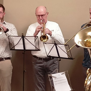 L'animation musicale de la soirée de l'O.C.F.M. ( photo : F. Detry )