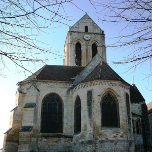 L'église d'Auvers  ( photo : F. Detry )