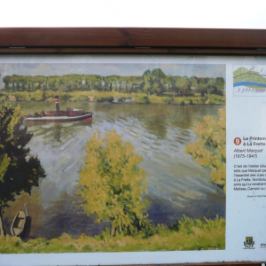 La Frette sur Seine : le parcours des peintres ( photo : F Detry )