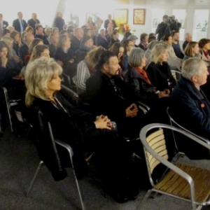 L'assistance a la conference de presse