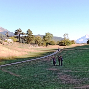 La prairie de la rencontre à Laffrey