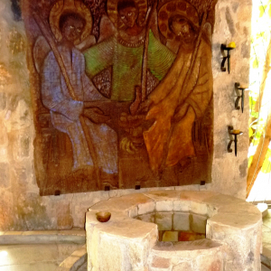 La chapelle du monastère de l'Annonciation, résidence de Dom Rixen à Goias ( Photo F. Detry )