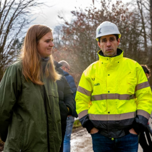 Avant d'aller à Limbourg, visite au lac de Warfaaz ( photo EDA )