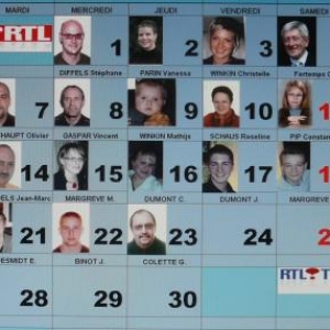 Cases du calendrier 2010 : Francis Rion  ( rue de la Tannerie, 1 Bte 1 a 4960 Malmedy //   tel.: 080 /77 08 85 et 0495 / 77 86 47 ) en versant aussi un minimum de 3 € par photo sur le compte 750 – 6226570 - 07 du Télévie de Malmedy 