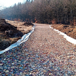 Chemin empierré ( photo Detry )