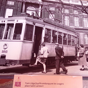 Le tram à Liège ( photo : F. Detry )
