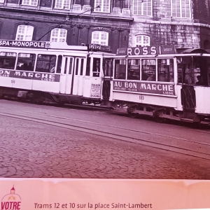 Le tram à Liège ( photo : F. Detry )