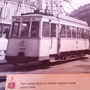 Le tram à Liège ( photo : F. Detry )