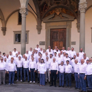 La Royale Malmédienne en concert a capella à Florence (photo F. Detry )