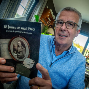 Philippe Legros a retranscrit les notes de son père. ©EDA