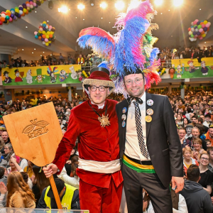 Salle de la Fraternité lors de l'intronisation du Trouv'lè le samedi