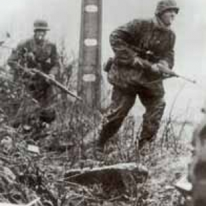 Soldats allemands dans les Ardennes
