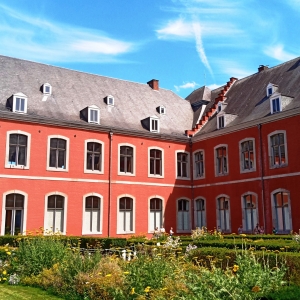 Le jardin du cloître à Stavelot